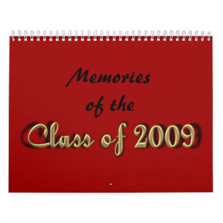 Calendario Recuerdos de la clase de 2009