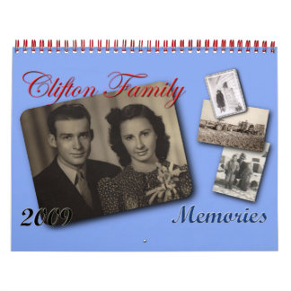 Calendario Recuerdos de la familia Clifton 09