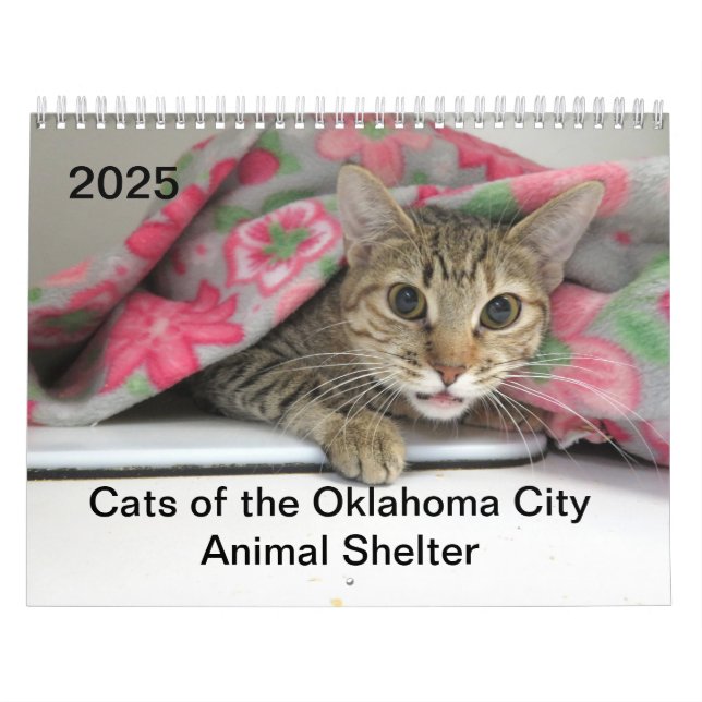 Calendario Refugio de animales en la ciudad de Oklahoma 2025 (Tapa)