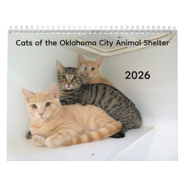 Calendario Refugio de animales en la ciudad de Oklahoma 2026 (Tapa)