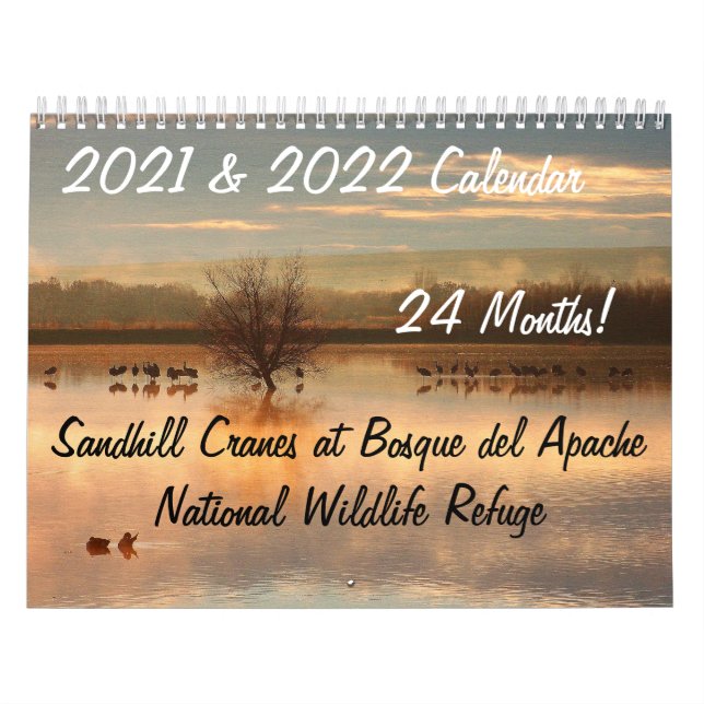 Calendario Refugio de vida silvestre 2021/2022 de aves de cor (Tapa)