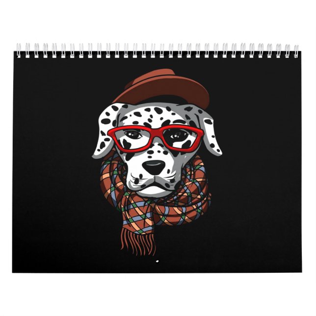 Calendario Regalo dálmata| Dalmatian Guay (Tapa)