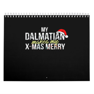 Calendario Regalo dálmata Mi dálmata hace que mis navidades