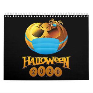 Calendario Regalo de araña Calabaza De Halloween Y Máscara