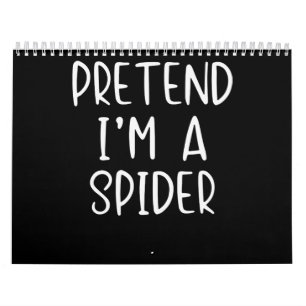 Calendario Regalo de araña Pretender vestuario de araña Hall