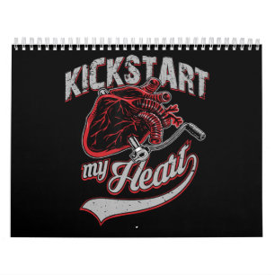 Calendario Regalo de arte de moto para arrancar mi corazón