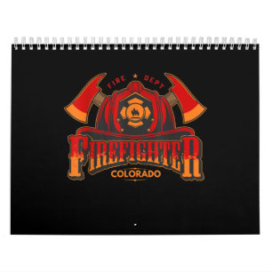 Calendario Regalo De Bombero Para Hombre De Fuego O Mujer