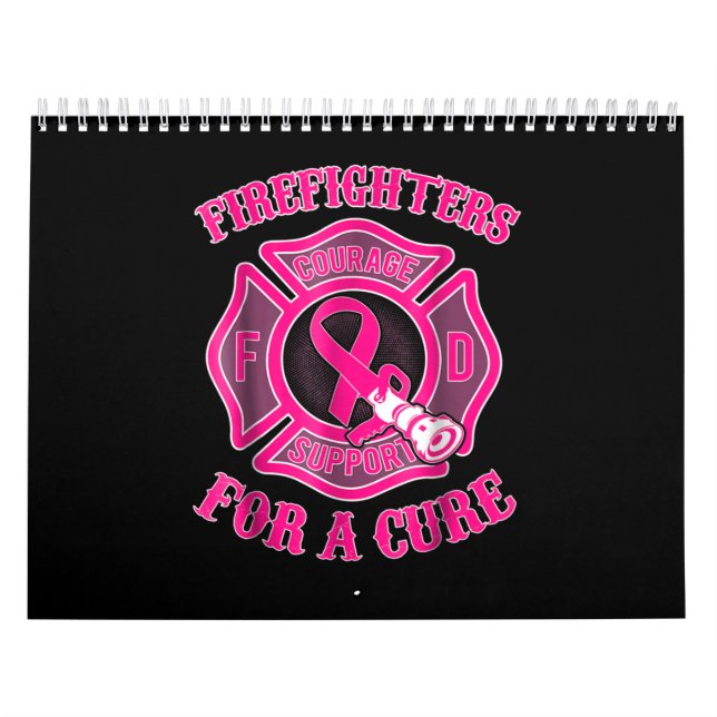 Calendario Regalo de bomberos | Bombero Para Una Cura (Tapa)