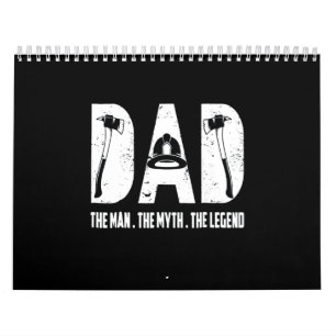 Calendario Regalo de bomberos   El Hombre El Mito La Leyenda