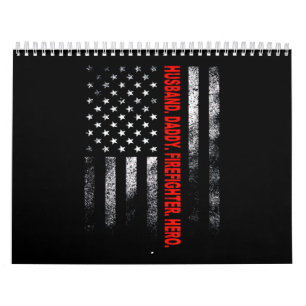 Calendario Regalo de bomberos Esposo papá bombero héroe