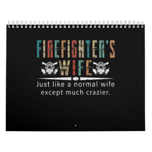 Calendario Regalo de bomberos Esposos bomberos