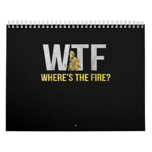 Calendario Regalo de bomberos WTF Dónde está el bombero