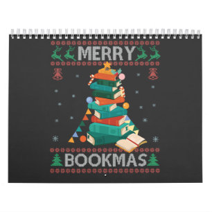 Calendario Regalo de la biblioteca de dulces de navidad diver