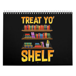 Calendario regalo de libro divertido lectura amor bibliotecar