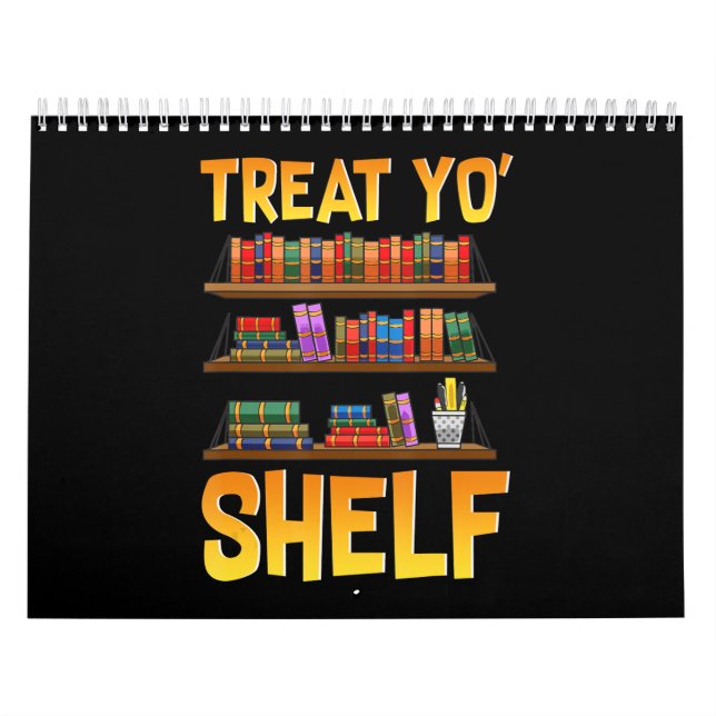 Calendario regalo de libro divertido lectura amor bibliotecar (Tapa)