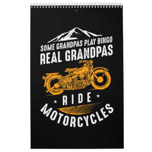 Calendario Regalo De Motocicletas Real Grandpas Ride Para Los