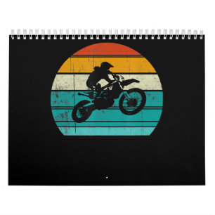 Calendario Regalo De Motocross En Bicicleta Sucia Para Hombre