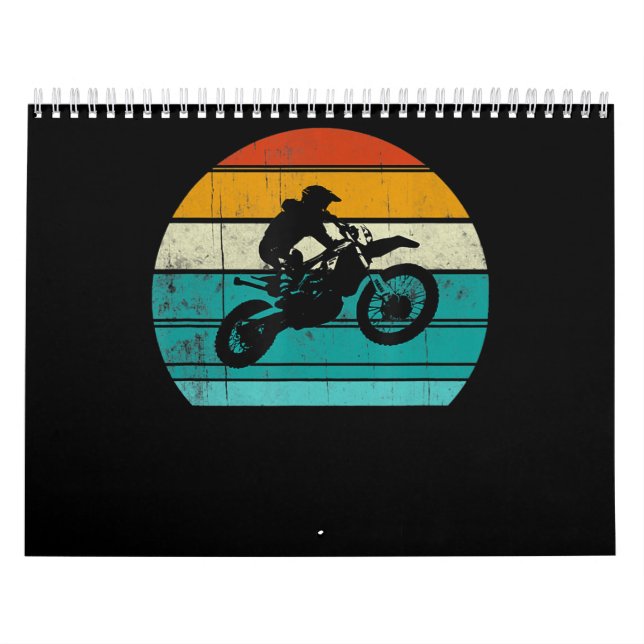 Calendario Regalo De Motocross En Bicicleta Sucia Para Hombre (Tapa)