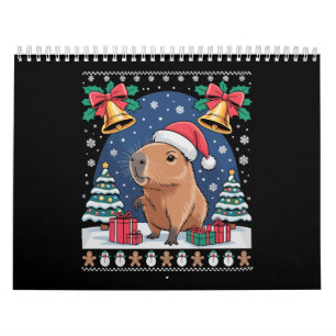 Calendario Regalo de Navidad para amantes de los carpinchos, 