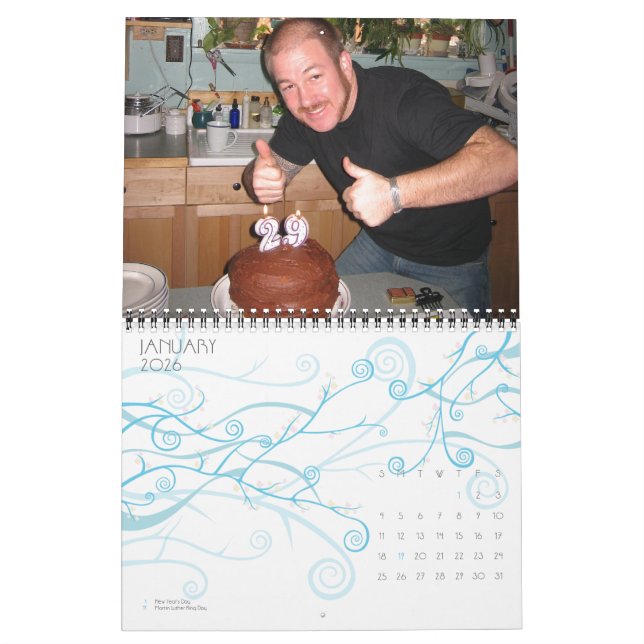 Calendario Regalo de Navidad para mamá (Jan 2026)