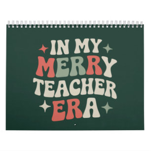 Calendario Regalo de vida de maestro de preescolar en mi era