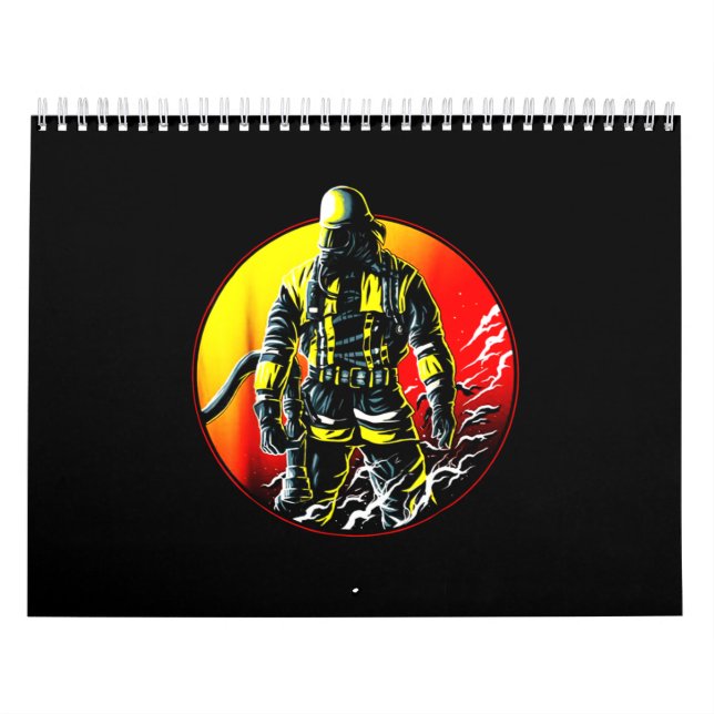 Calendario Regalo del bombero| El hombre bombero (Tapa)