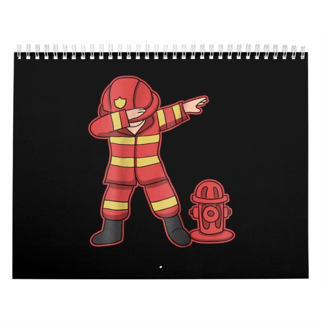 Calendario Regalo del bombero| El hombre bombero (Tapa)