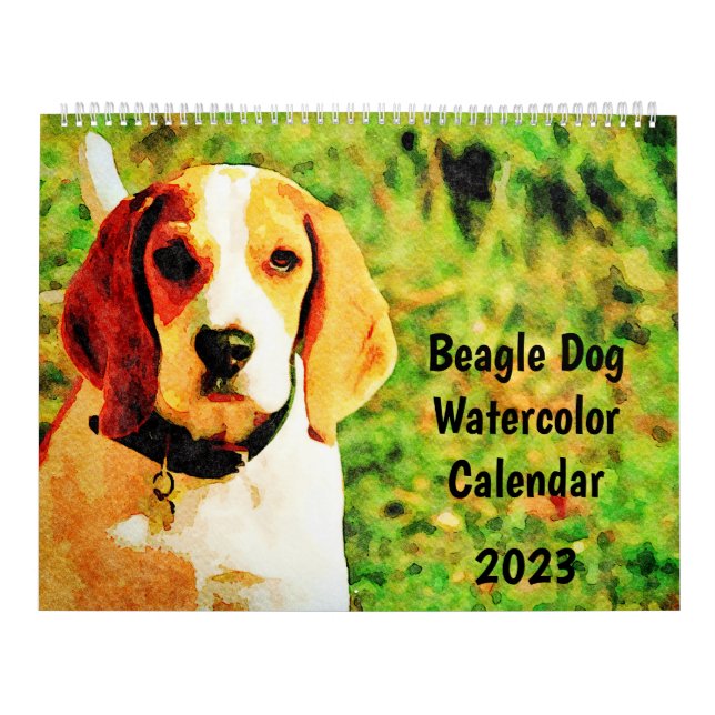 Calendario Regalo del Perro Beagle Cheeky 2023 (Tapa)