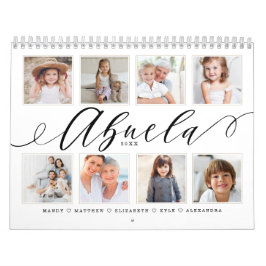 Calendario Regalo para Abuela | Fotos de la familia de los ni