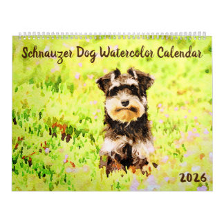 Calendario Regalo para mamá dueña de Miniature Schnauzer 2026
