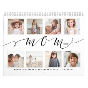 Calendario Regalo para mamá  Recuerdos fotográficos familia