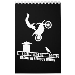Calendario Regalo para motocicletas de suciedad deportiva