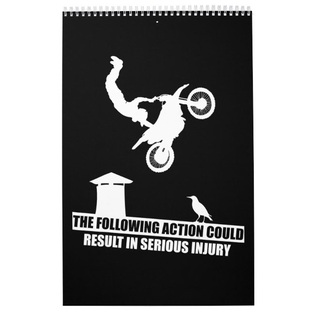 Calendario Regalo para motocicletas de suciedad deportiva (Tapa)