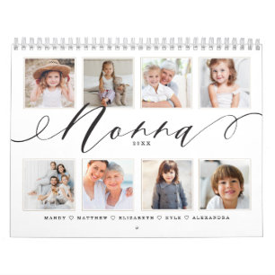 Calendario Regalo para Nonna   Fotos de la familia de los nie