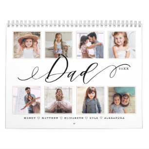 Calendario Regalo para papá  Foto de Recuerdos familiares