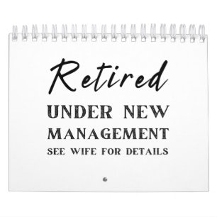 Calendario regalos de jubilación para el marido de la esposa