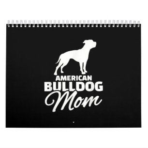 Calendario Regalos De Mamá Bulldog Estadounidense Para Mamá B