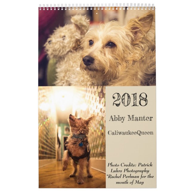 Calendario Reina de las Calabazas de 2018 (Tapa)