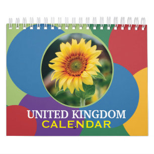 Calendario Reino Unido Pared 2026