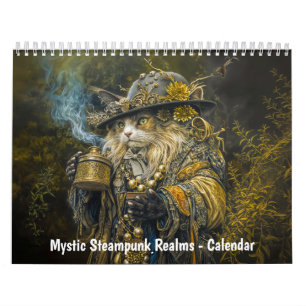 Calendario Reinos místicos steampunk: criaturas de relojería