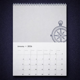 Calendario Reloj de Bolsillo de Estudio Nocturno de la Academ