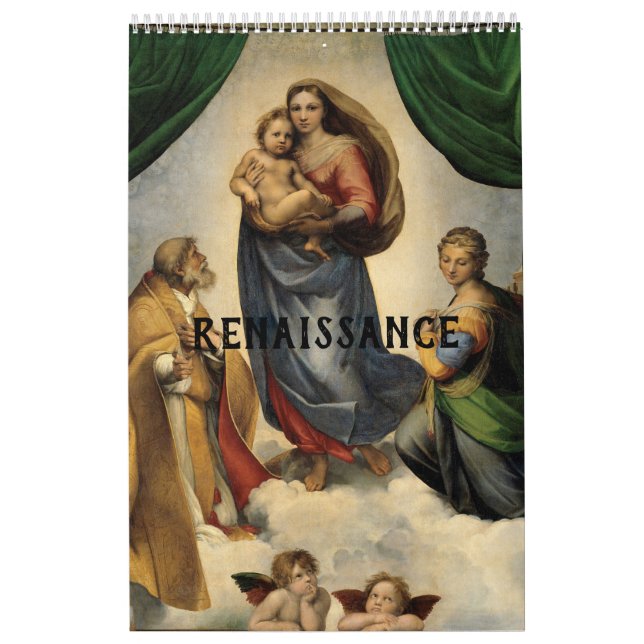 Calendario Renacentista Rinascimento (Tapa)
