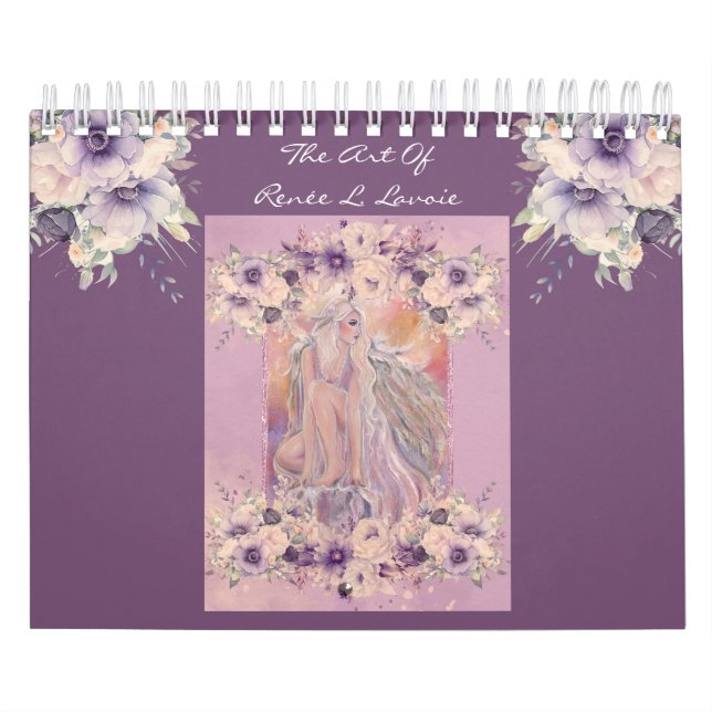 Calendario Renee Lavoie fantasmas diseños de arte (Tapa)