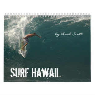 Calendario Resaca Hawaii, por Brad Scott