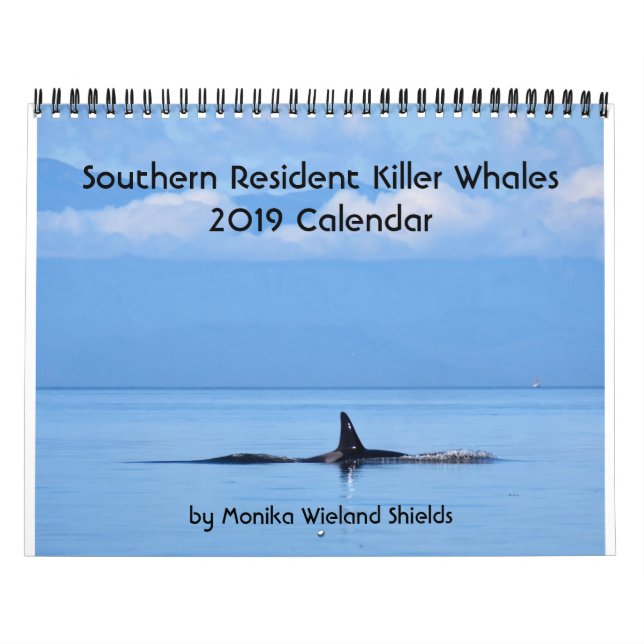 Calendario residente meridional de la orca 2019 (Tapa)