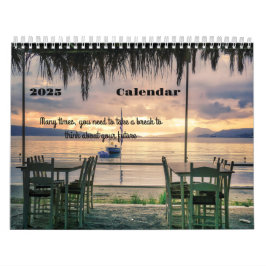 Calendario Restaurante de playa #2025, café de playa 2025