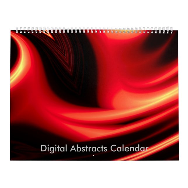 Calendario Resumen de computadoras de pinturas digitales (Tapa)