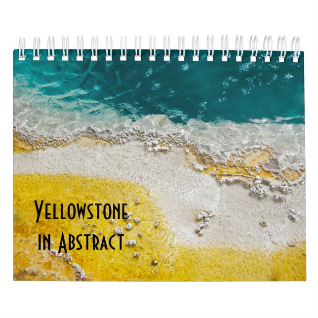 Calendario Resumen del Parque Nacional Yellowstone (Tapa)