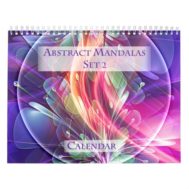 Calendario Resumen Mandalas Set 2 Calendar (Tapa)