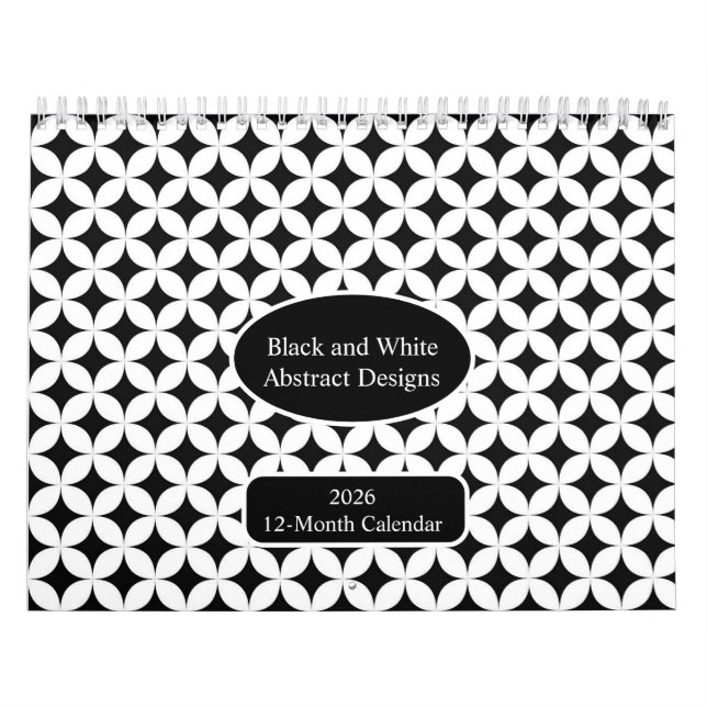 Calendario Resumen Minimalista moderno único Art. 2026 (Tapa)